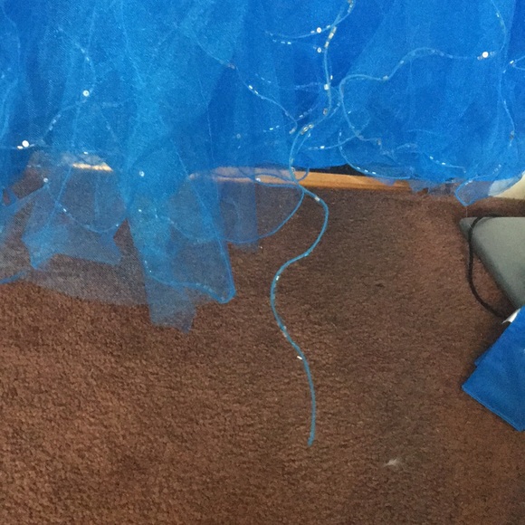 Blue Mori Lee Prom Gown - Picture 5 of 5